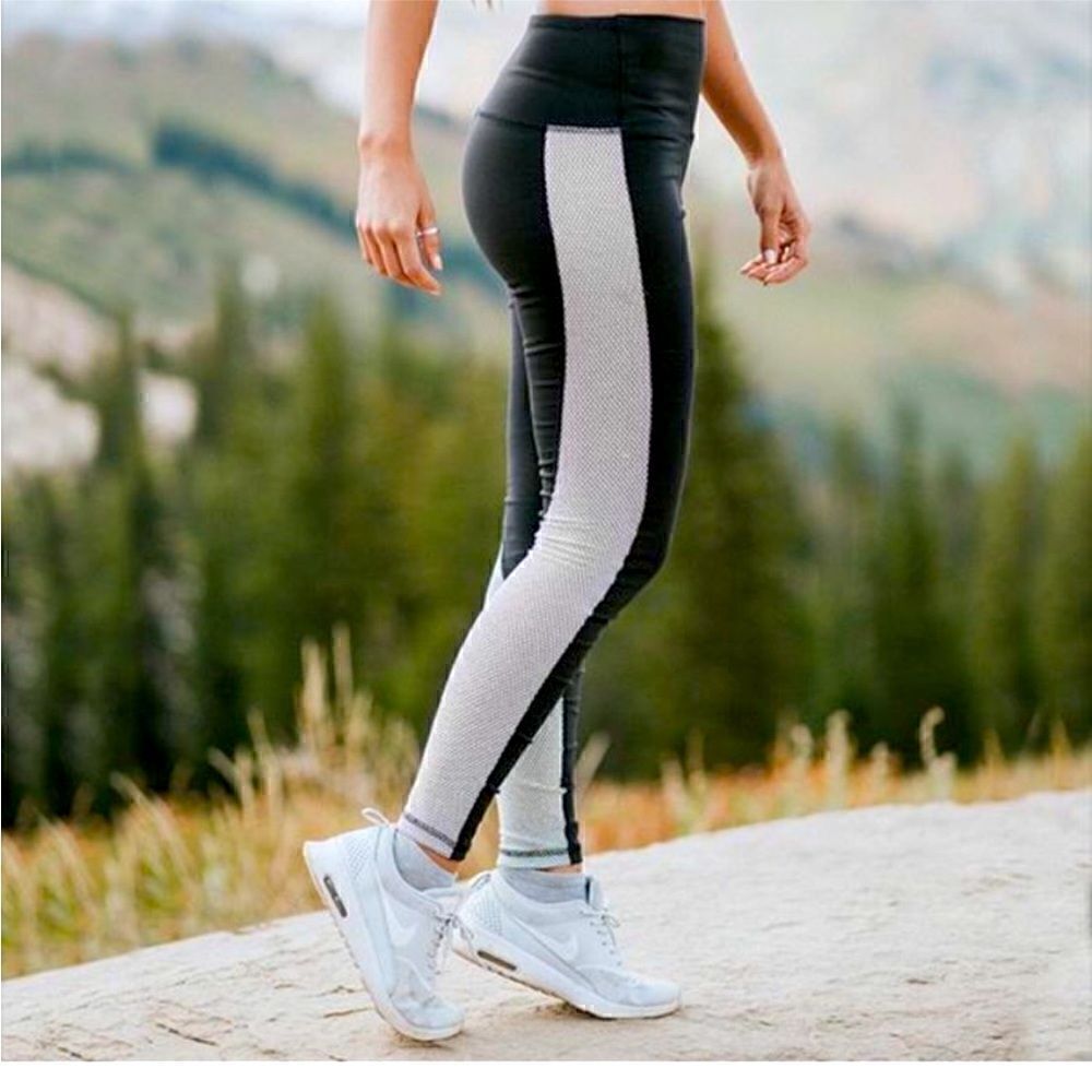 Albion High Waisted Fit Honeycomb Slope Leggings Women Size XS